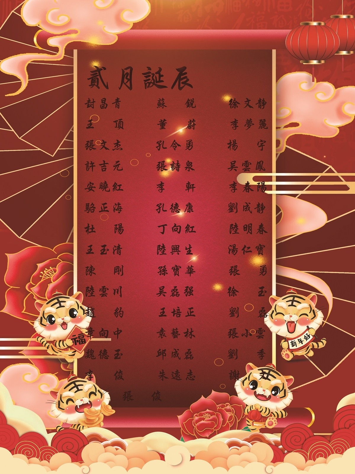 【生日祝福】恭祝02月生日的員工生日快樂！